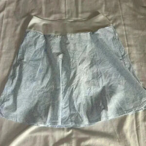 New Puma Golf Power Shape White Floral Skort Size Small Tall Golf Tennis Pockets